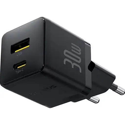 Мережевий зарядний пристрій Baseus Palm Fast Charger 30W Cluster Black (P1011160A113-00) [139989] - фото 4