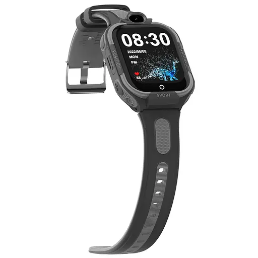 Смарт-годинник дитячі Wonlex KT35 з камерою WI-FI GPS SIM-карта силіконовий ремінець Black (17976) - фото 2