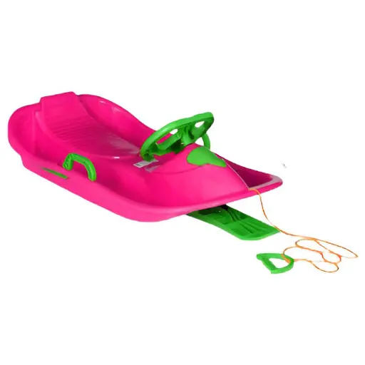 Детская ледянка MS 1725-2, з морозостойкого пластика, розовая - фото 2