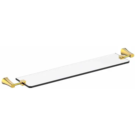 Полка стеклянная Imprese Cuthna zlato 160280, Золотой - фото 1