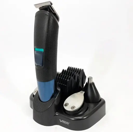 Универсальный аккумуляторный триммер VGR V-108 10 в 1 машинка для стрижки волос 5 Вт - фото 2