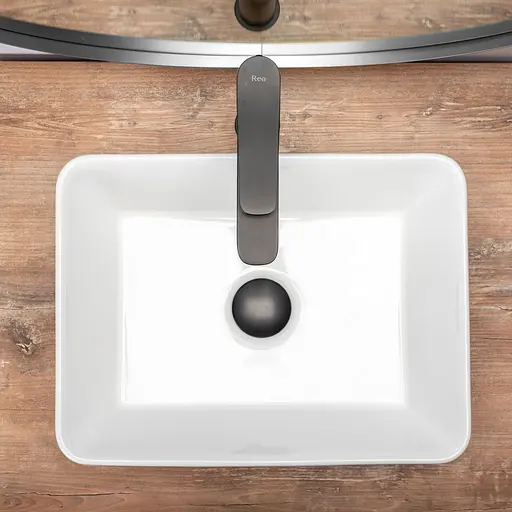 Умивальник Rea Anita Mini накладний білий REA-U0952, Білий - фото 4