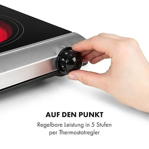 Варильна поверхня електрична Klarstein Cookbuddy (10035704) Сірий - фото 4