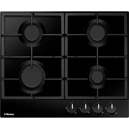 Варочная поверхность газовая Hansa 60 см чугун черный