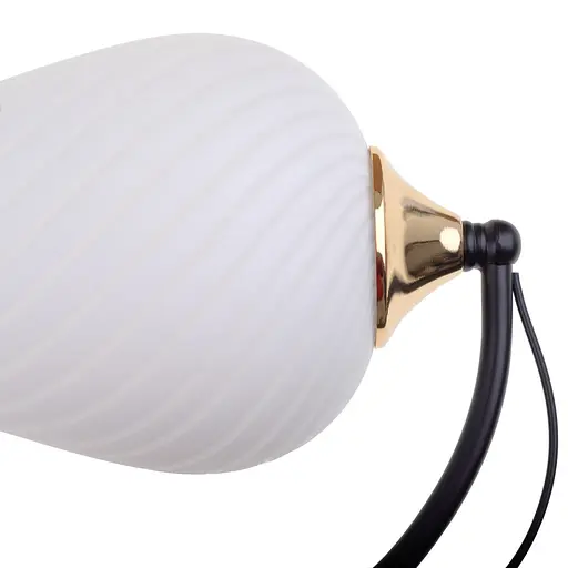 Бра Brille LK-711W/1 E27 BK + FG з мотузковим вимикачем для кабінету залу в спальню передпокій - фото 4