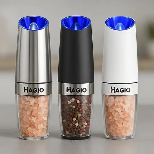 Електричний гравітаційний подрібнювач спецій Magio MG-212 з регулюванням помолу (212МG) - фото 6