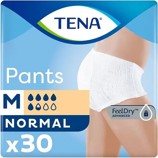 Уцінка. Труси-підгузки для дорослих Tena Pants Normal Medium 30 шт.