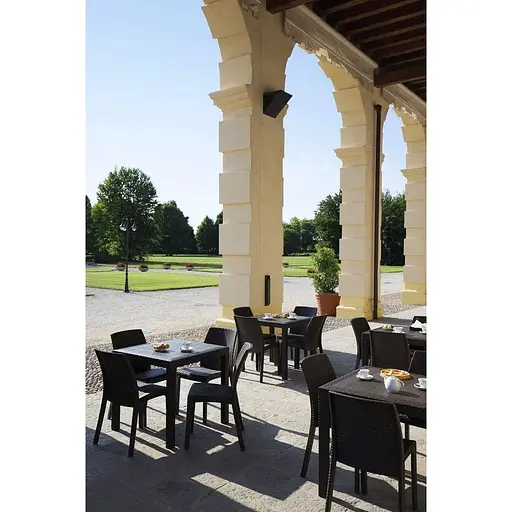 Стілець садовий пластиковий Bica Verona коричневий - фото 4