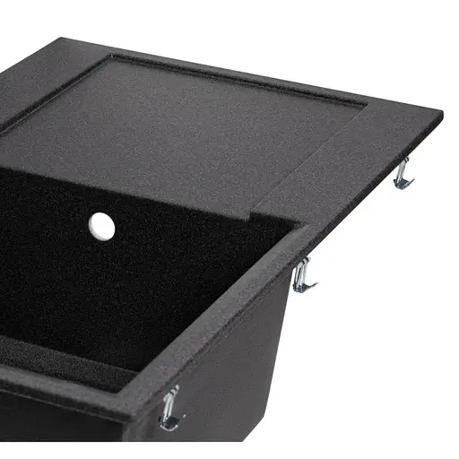 Кухонная мойка Lidz 790x495/230 GRF-13 (LIDZGRF13790495230), Графит - фото 5