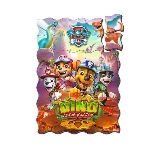 Детские магнитные пазлы "Щенячий патруль Диноприключение" ML4034-35, 35 магнитных элементов