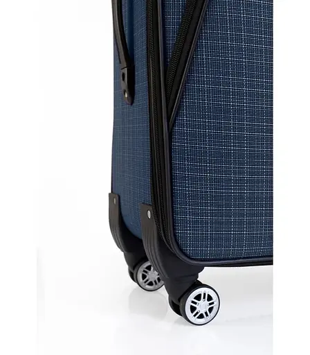 Валіза тканинна (Impertex) Велика (L) Водонепроникна на 4 Подвійних Колесах 120 л Розширенням TK002-L - фото 4
