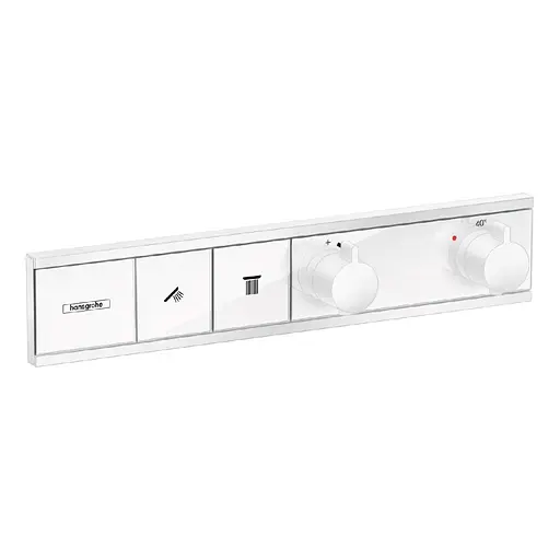 Термостат для 2х споживачів Hansgrohe Rainselect 15380700 Білий матовий - фото 1