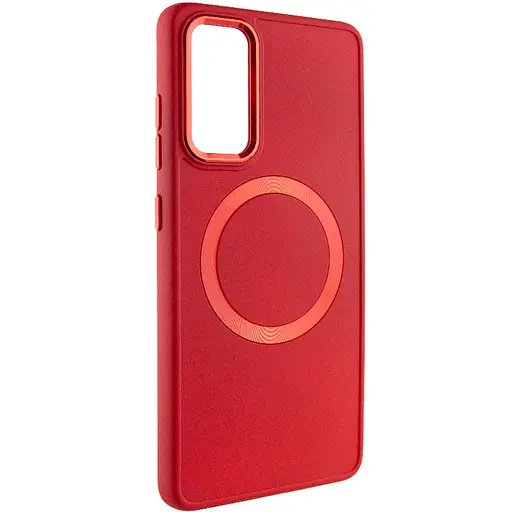 TPU чохол Bonbon Metal Style with MagSafe для Samsung Galaxy S23 Червоний / Red