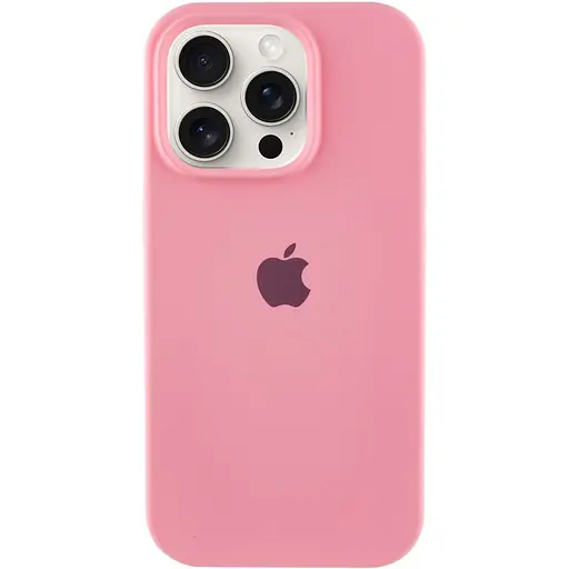 Чохол Epik Silicone Case Full Protective AA для Apple iPhone 15 Pro Max 6.7 Рожевий/Light pink - фото 1