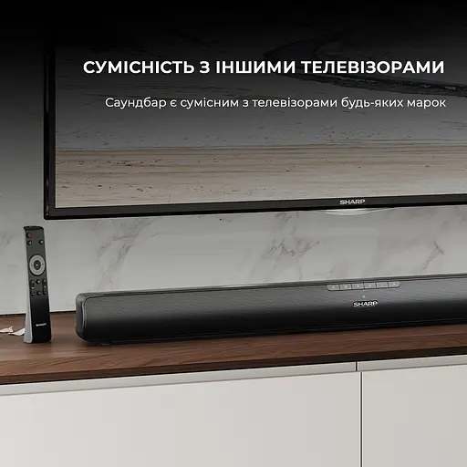 Саундбар Sharp HT-SB100 Black - фото 8