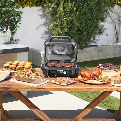 Гриль-барбекю Ninja Woodfire Pro Connect XL OG901EU - фото 8