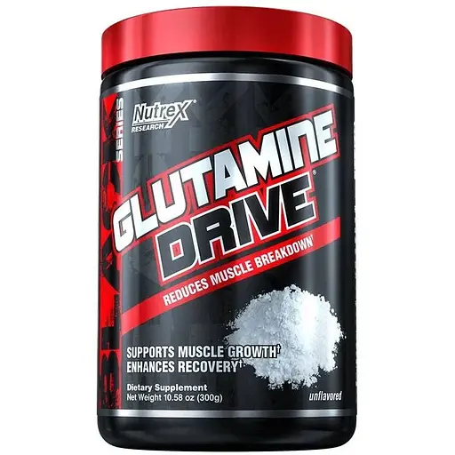 Амінокислота Nutrex Research Glutamine Drive, 300 грам