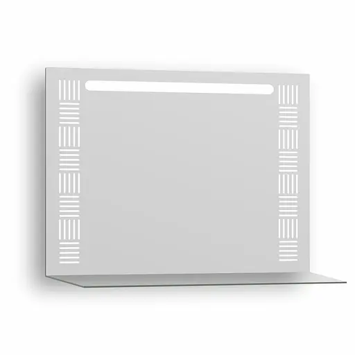 Дзеркало RJ прямокутне з підсвічуванням та полицею 60x80 см RJMI000-2580 - фото 1