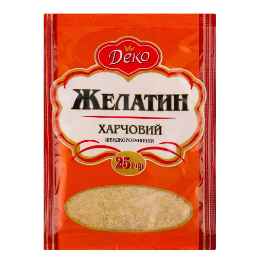 Желатин харчовий Деко швидкорозчинний 25 г
