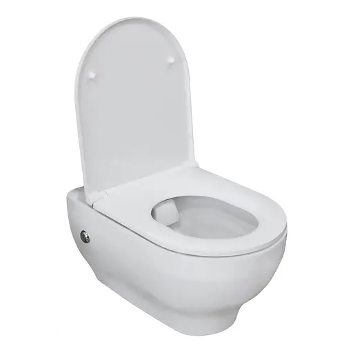 Унитаз подвесной Volle Virgo Rimless 13-23-455 с сидением Soft Close Slim, Белый - фото 5