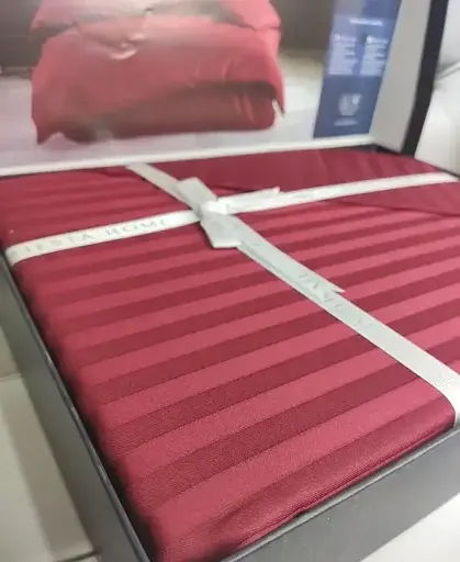 Постільна білизна Line Bordo Сатин-Stripe Fiesta pbe0052024 - фото 2