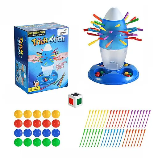 Настольная интерактивная игра Ummi 707-136 Trick-Stick pulling Game Blue - фото 2