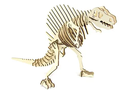 Дерев'яний конструктор динозавр СПИНОЗАВР - фото 1