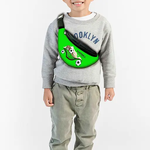 Набір дитячий Футбол рюкзак рюкзак 36х27см сумка-бананка, кружка з принтом для хлопчика (01604) - фото 3