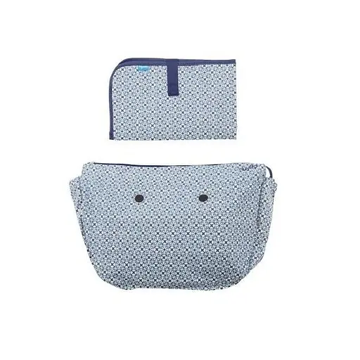 Сумка MyMia ручки кожа, коврик, ремни для коляски, бело-серый Nuvita det0018679 - фото 10