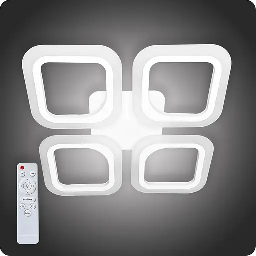 Люстра світлодіодна 517 Dlight з пультом 55Вт Білий (01774) - фото 1