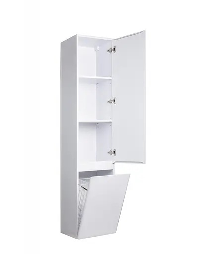 Пенал Мойдодир Палермо П-38-к-U білий підлоговий/підвісний, Білий - фото 4