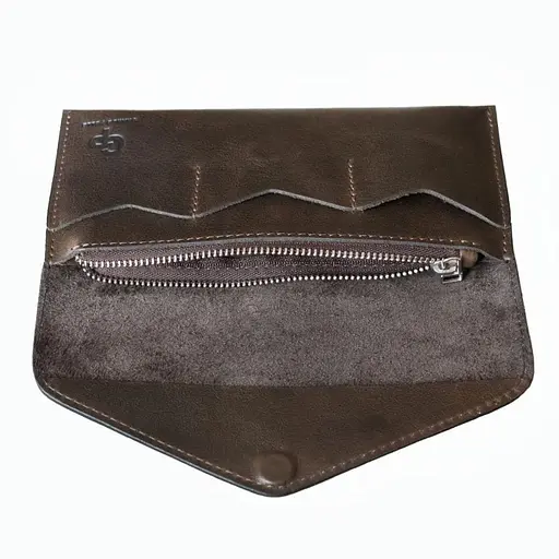 Кожаный кошелек Grande Pelle 20х10.5х0.5 см acs0032246 - фото 4