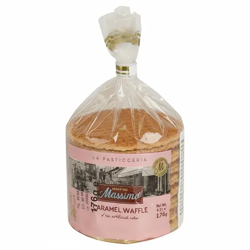 Вафли Maestro Massimo Stroopwafels с карамелью 176 г - фото 1