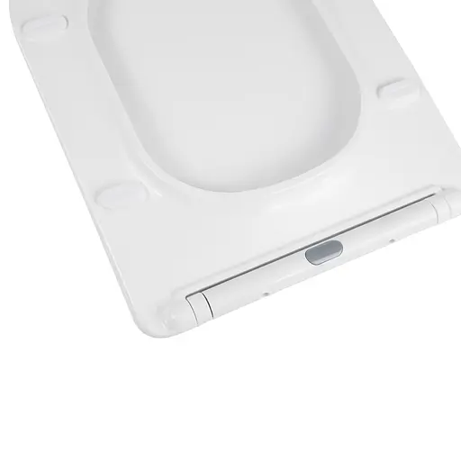 Сиденье для унитаза Qtap Nando с микролифтом Slim QT12991222AW, Белый - фото 4