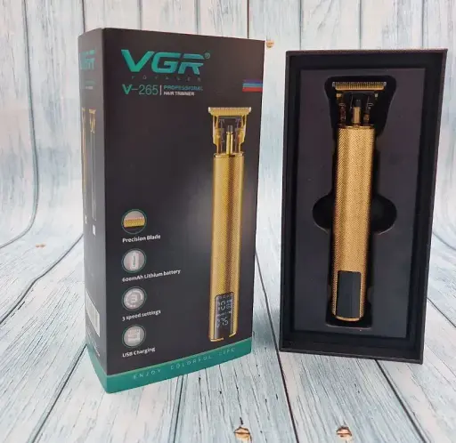 Профессиональный металлический триммер VGR V-265 с LED-дисплеем - фото 3