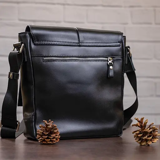 Сумка кожаная мужская SHVIGEL 24х26х8 см sum0012510 - фото 8