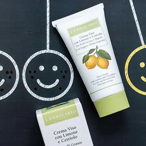 Крем для лица для жирной кожи на основе Лимона и Огурца L'ERBOLARIO 50 мл - фото 3