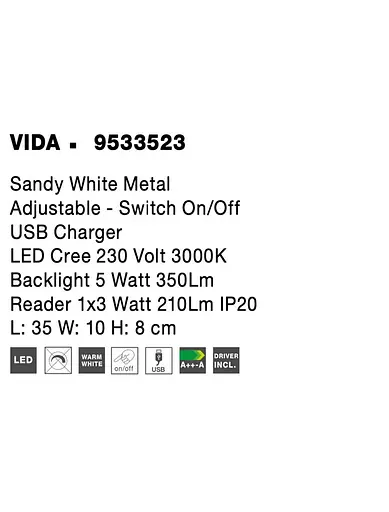 Світильник Nova Luce VIDA 9533523 - фото 8