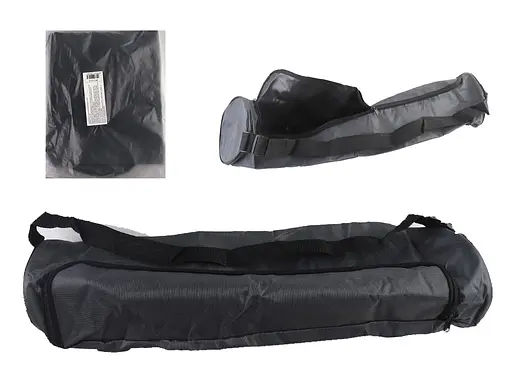 Чехол для йога-коврика серый с длинной ручкой, 70х15см MS2132-G