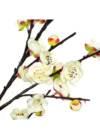 Гілка квітучої сливи, біла, 115 см Elisey 8414-014   - фото 2