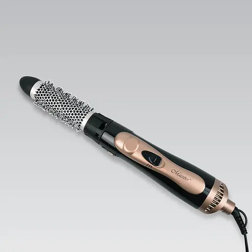 Фен браш стайлер Maestro Mr-229 з насадками, що обертаються, щітка для вирівнювання та завивки волосся гребінець - фото 2