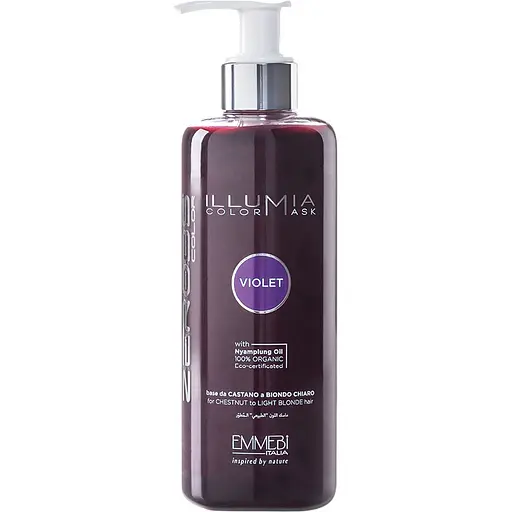 Сяюча тонуюча маска Emmebi Italia Illumia Color Mask Violet фіолет 300 мл (10902)