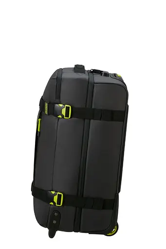 Дорожная Сумка На Колесах American Tourister URBAN TRACK BLACK/LIME 55x35x20 MD1*19201 - фото 4