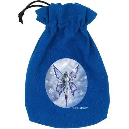 Мішок для кубиків Q‑Workshop Anne Stokes Dice Pouch: Snow Fairy (BAST207) - фото 1