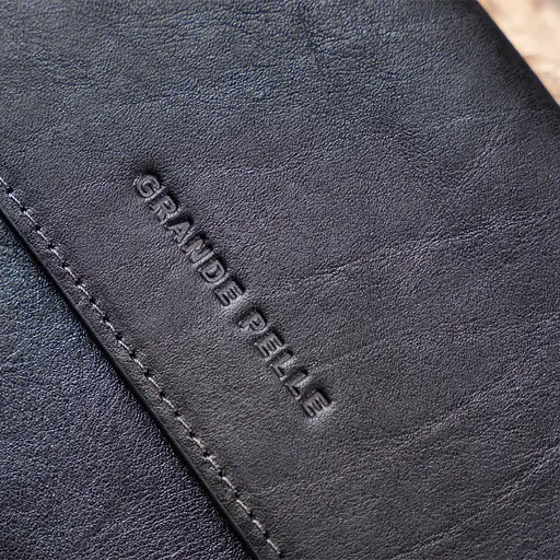 Чоловіча шкіряна барсетка GRANDE PELLE 22,3х12,5х2,7 см acs0015934 - фото 10