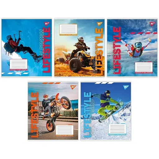 Зошит учнівський Yes 767014 Різнокольоровий (4823092284426)(SC)1 шт. в асортименті - фото 1