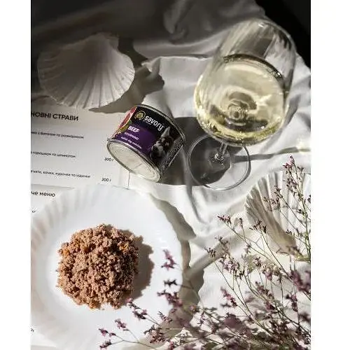 Вологий корм Savory для дорослих собак усіх порід з яловичиною 200 г - фото 5