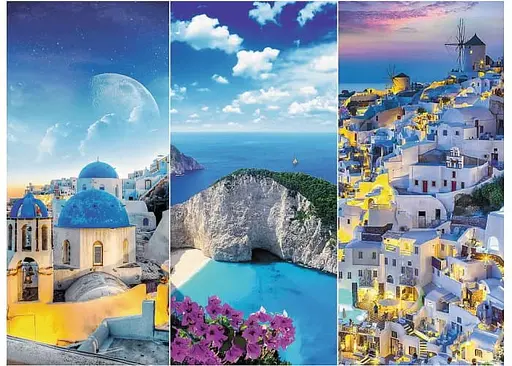 Пазл Trefl Грецькі канікули колаж 3000 ел. (33073) - фото 3