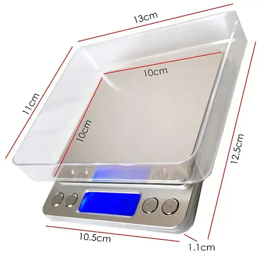 Ваги кухонні Professional Digital Table Top Scale 500 г/0.1 г для спецій, ювелірні, перукарські - фото 5
