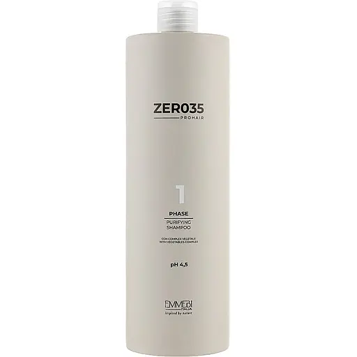 Шампунь для окрашенных волос безсульфатный Emmebi Italia Zer035 Pro Hair Purifying Shampoo 1000 мл